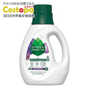 �Z�u���X�W�F�l���[�V���� ���x���_�[ �t�̐���p��� 1330mL Seventh Generation Lavender Liquid Laundry Detergent 45 fl. oz. �y�����񂹏��i�z