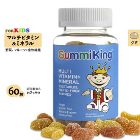グミキング マルチビタミン&ミネラル ベジタブル フルーツ ファイバー 60粒 グミ Gummi King