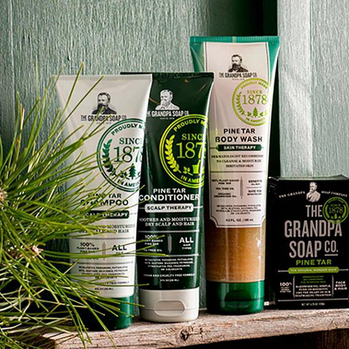 The Grandpa Soap Co. Body Wash, Skin Therapy, Pine Tar - 9.5 fl oz