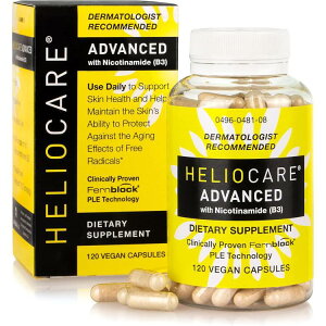�w���I�P�A �A�h�o���X �i�C�A�V��B3 �t�F�[���u���b�NPLE�G�L�X�z�� 120�x�W�J�v�Z�� Heliocare Advanced Niacin B3 Supplement 240mg 120 Vegan Capsules �y�����񂹏��i�z