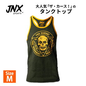 【隠れた名品】ザ・カース！ タンクトップ ミリタリーグリーン & ゴールド Mサイズ JNX SPORTS (ジェーエヌエックススポーツ)