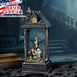【アメリカフェア】ディズニー ハロウィン 渦巻くグリッターランタン ライトと音楽付き Halloween Swirling Glitter Lantern with Lights & Music【お取り寄せ商品】【合わせて買いたい】【アメリカコスト