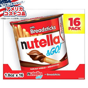 yAJtFAzkeGOIw[[ibcRRAXvbh ubhXeBbNt 16pbN Nutella & GO! Hazelnut and Cocoa Spread With Breadsticks, 1.8 oz, 16 Pack y񂹏izy킹