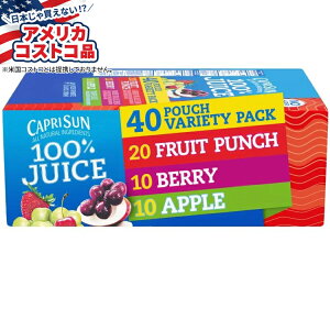 yAJtFAzJvT 100% W[X oGeBpbN 40  Capri Sun, 100% Juice, Variety Pack, 6 fl oz, 40-County񂹏izy킹ĔzyAJRXgRiz