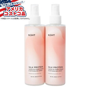 yAJtFAziCg VNveC [uC RfBVi[f^O[ Xv[ NIGHT Silk Protein Leave-in Conditioner and Detangler Spray, 2-packy񂹏izy킹Ĕ