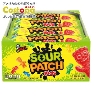 yAJtFAzT[pb`LbY\tg`[C[LfB 2IX 24 Sour Patch Kids Soft & Chewy Candy, 2 oz, 24-county񂹏izy킹ĔzyAJRXgR