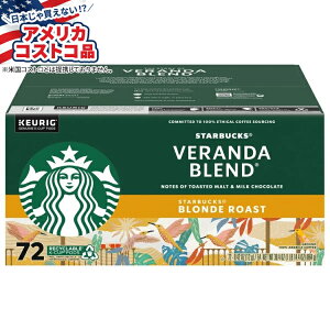 yAJtFAzX^[obNXR[q[ x_uh uh[Xg KJbv 72 Starbucks Coffee Veranda Blend Blonde Roast K-Cup, 72-county񂹏izy킹ĔzyA