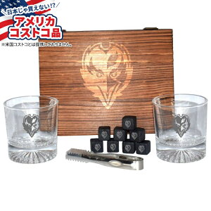 yAJtFAzNFL ECXL[ bNOX Zbg {`AECuY pXg[t NFL Whiskey Rocks Glass Set Baltimore Ravens with Cooling Stones y񂹏izy킹Ĕ