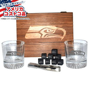 yAJtFAzNFL ECXL[ bNOX Zbg VAgEV[z[NX pXg[t NFL Whiskey Rocks Glass Set Seattle Seahawks with Cooling Stones y񂹏izy킹Ĕ