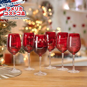 yAJtFAz~JT `A[Y r[ COX 6Zbg Mikasa Cheers Ruby Wine Glasses, Set of 6 y񂹏izy킹ĔzyAJRXgRiz