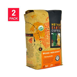 【アメリカフェア】マザーアース オーガニック ミディアムローストコーヒー 2 ポンド、2 パック Mother Earth Organic Medium Roast Coffee 2 lb, 2-pack【お取り寄せ商品】【合わせて買いたい】【アメリカ
