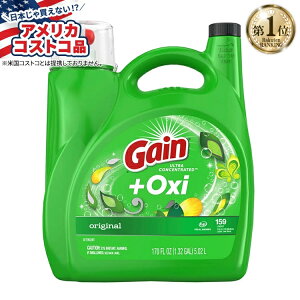 yAJtFAzQC +Oxi t̐ IWi 159  170 tʃIX Gain +Oxi Liquid Laundry Detergent, Original, 159 Loads, 170 fl ozy񂹏izy킹ĔzyAJRXg