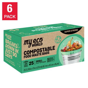 yAJtFAzMyEcoWorld 3K ͔쉻\ȐHipobOA150 MyEcoWorld 3-gallon Compostable Food Waste Bag, 150-county񂹏izy킹ĔzyAJRXgRiz