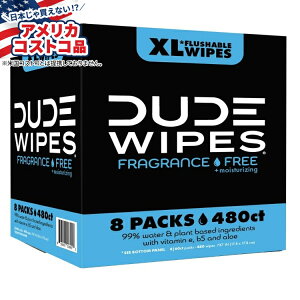 yAJtFAzDUDE Cv  + ێ XL 郏Cv 480  DUDE Wipes Fragrance-Free + Moisturizing XL Flushable Wipes, 480 Wipes y񂹏izy킹ĔzyAJRXgRiz