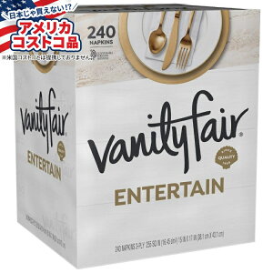 yAJtFAz@jeB tFA G^[eCjO zCg y[p[ivL 3w 60 4pbN Vanity Fair Entertain White Paper Napkins, 3-ply, 60-count, 4-pack y񂹏izy킹Ĕ