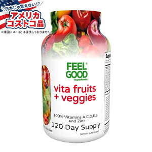 yAJtFAztB[Obhr^t[c؁A120JvZ Feel Good Vita Fruits & Veggies, 120 Capsulesy񂹏izy킹ĔzyAJRXgRiz