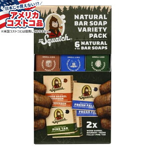 yAJtFAzhN^[XNb` i`o[\[v 5IX 6pbN Dr. Squatch Natural Bar Soap, 5 oz, 6-pack y񂹏izy킹ĔzyAJRXgRiz