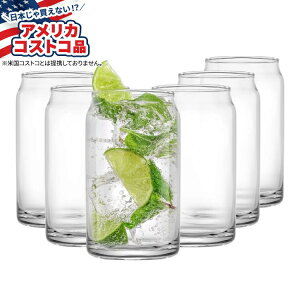 JoyJolt �N���V�b�N �ʌ^�^���u���[ �h�����N�O���X - 6�Z�b�g JoyJolt Classic Can Shape Tumbler Drinking Glass - Set of 6 �y�����񂹏��i�z�y���킹�Ĕ��������z�y�A�����J�R�X�g�R�i�z