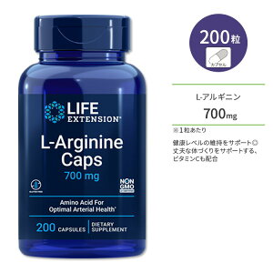 ���C�t �G�N�X�e���V���� L-�A���M�j���J�v�Z�� 700mg 200�� �x�W�J�v�Z�� Life Extension L-Arginine Caps 700 mg 200 capsules �r�^�~��C�y�����񂹏��i�z�y���킹�Ĕ��������z