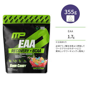 �}�b�X���t�@�[�� EAA �p�E�_�[ �T���[�L�����f�B�[�� 355g (12.5oz) MusclePharm Essentials EAA Recovery + BCAA SOUR CANDY �A�~�m�_ ���[�N�A�E�g �G�l���M�[�⋋�y�����񂹏��i�z�y���킹�Ĕ��������z