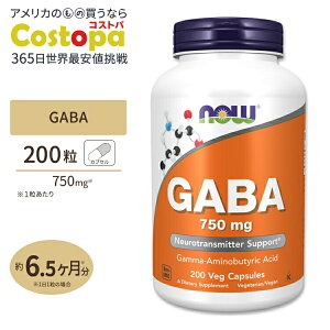 iEt[Y Mo Tvg 750mg 200 NOW Foods GABA xWJvZ bNX N[[V