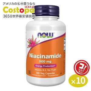 yő2000~OFFN[|z[10Zbg]iEt[Y iCAVA~h 500mg 100 xWJvZ NOW Foods Niacinamide Veg Capsules r^~B3 B-3 m[tbV tbVt[ eT|[g