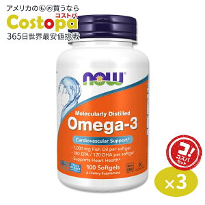 yő2000~OFFN[|z[3Zbg]NOW Foods IK3 1000mg 100 \tgWF iEt[Y Omega-3 100softgels Omega-3 100softgels