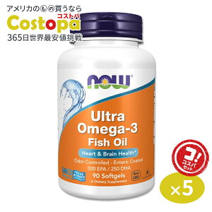yő2000~OFFN[|z[5Zbg]iEt[Y EgIK3 EPA&DHA tBbVIC 90 \tgWF NOW Foods Ultra Omega-3 90softgels