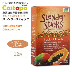 yő2000~OFFN[|ziEt[Y X_[XeBbN hNXeBbN gsJp` 12 60g (2.1oz) NOW Foods Slender Sticks Tropical Punch VK[t[ ς H@