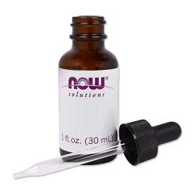 【在庫限り！】ナウフーズ 空ボトル スポイト付き ドロッパー 中身なし 1floz(30ml) NOW Foods Amber Glass Bottles with Dropper 1oz Empty