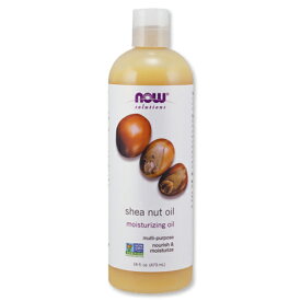 ナウフーズ シアナッツオイル (シアバター) 473ml NOW Foods Shea Nut Oil 乾燥 スキンケア 肌 髪 身体 モイスチャライジングオイル