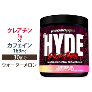 �v���T�b�v�X �~�X�^�[�n�C�h�V�O�l�`���[ �X�C�J�� 30�� 216g (7.6oz) �p�E�_�[ ProSupps Mr. Hyde Signature Watermelon �v�����[�N�A�E�g �T�v�������g �W��