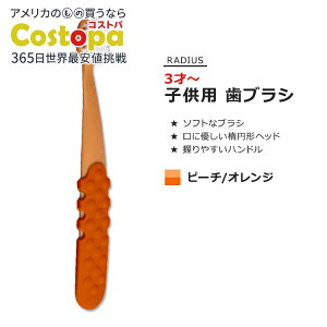 ���f�B�E�X �g�b�c�v���X�u���V �q���p ���u���V �s�[�`&�I�����W RADIUS Totz Plus Brush Peach & Orange �\�t�g�u���V �I�[�o���u���V�w�b�h �n���h�� ����₷�� ���݂��� ���ɗD����