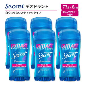 yő2000~OFFN[|z[6Zbg] V[Nbg AEgXg fIhg p DpE_[̍ 73g (2.6 oz) Secret Outlast Antiperspirant Deodorant for Women Protecting Powder