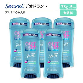 【最大2000円OFFクーポン】【8月中旬出荷予定】[5個セット]シークレット アウトラスト クリアジェル デオドラント 無香料 73g (2.6oz) Secret Clear Gel Deodorant Unscented pHバランス 汗 臭いケア 長持ち 持ち運び 便利