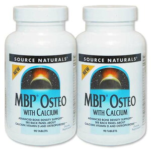 yő2000~OFFN[|z[2Zbg] \[Xi`Y ~NveC MBPIXeI JVEz 90 Source Naturals MBP Osteo with Calcium 90Tablets Tv Tvg N