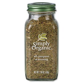 Simply Organic All-Purpose Seasoning 2.08 oz（59g）シンプリーオーガニック オールパーパス 59g 多用途 有機 国際品質 海外 アメリカ 有名ブランド 米国