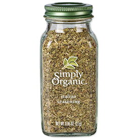 Simply Organic Italian Seasoning 0.95oz(27g) シンプリーオーガニック イタリアンシーズニング 27g オーガニック ビーガン 有機 国際品質 海外 アメリカ 米国