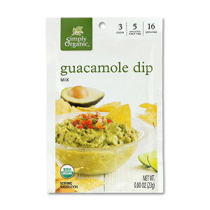 �y�|�C���gUP��2��20��-�zSimply Organic Guacamole Dip Mix Certified Organic �V���v���[�I�[�K�j�b�N ���J�����f�B�b�v�~�b�N�X 23g �A�{�J�h �I�[�K�j�b�N �L�@ ���ەi�� �C�O �A�����J �L���u�����h �č�