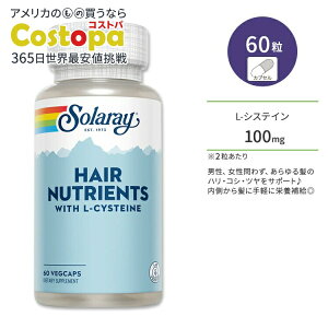 yő2000~OFFN[|z\[ wA j[gGc with L-VXeC xW^uJvZ 60 Solaray Hair Nutrients 60 VegCaps ̉h{f rI`