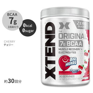 yő2000~OFFN[|zTCx[V GNXeh IWi BCAA GAwbY `F[ 399g (14oz) 30 pE_[ SCIVATION XTEND Original BCAA Airheads Cherry Tvg A~m_  