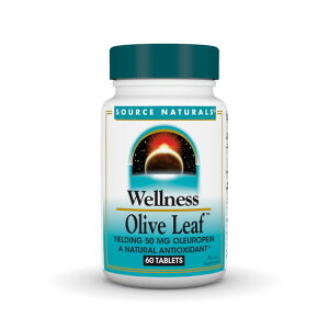 �\�[�X�i�`�������Y �E�F���l�X �I���[�u���[�t 60�� Source Naturals Wellness Olive Leaf�E60 Tablet �y�����񂹏��i�z�y���킹�Ĕ��������z