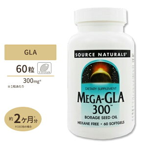 �\�[�X�i�`�������Y �{���[�W�I�C�� ���KGLA �K���}���m�����_ 300mg 60�� Source Naturals Mega-GLA 300mg 60Softgels�T�v�������g �T�v�� �E�[�}���Y�T�|�[�g �\�t�g�W�F�� �A�����J�y�����񂹏��i�z