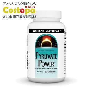 �\�[�X�i�`�������Y �s���r���_�p���[ 750mg 90�J�v�Z�� Source Naturals Pyruvate Power�E750 mg 90 Capsule �y�����񂹏��i�z�y���킹�Ĕ��������z