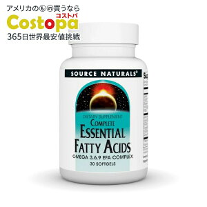 �\�[�X�i�`�������Y �G�b�Z���V�����t�@�b�e�B�A�V�b�Y �R���v���[�g 30�\�t�g�W�F�� Source Naturals Essential Fatty Acids Complete 30 Softgel �y�����񂹏��i�z�y���킹�Ĕ��������z