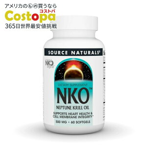�\�[�X�i�`�������Y NKO �l�v�`���[���N�����I�C�� 500mg 60�\�t�g�W�F�� Source Naturals NKO Neptune Krill Oil 500 mg 60 Softgel �y�����񂹏��i�z�y���킹�Ĕ��������z