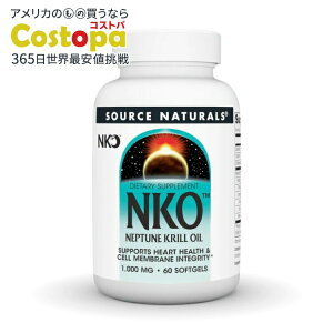 �\�[�X�i�`�������Y NKO �l�v�`���[���N�����I�C�� 1000mg 60�\�t�g�W�F�� Source Naturals NKO Neptune Krill Oil 1000 mg 60 Softgel �y�����񂹏��i�z�y���킹�Ĕ��������z