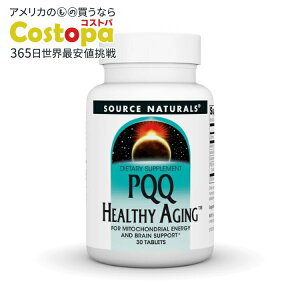 �\�[�X�i�`�������Y PQQ�w���V�[�G�C�W���O 30�� Source Naturals PQQ Healthy Aging�E30 Tablet �y�����񂹏��i�z�y���킹�Ĕ��������z