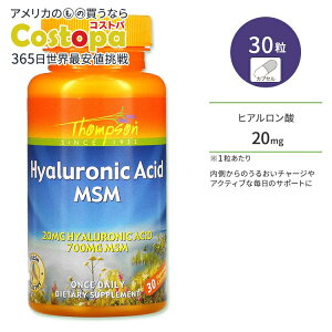 yő2000~OFFN[|zgv\ qA_ MSM 30 Thompson Hyaluronic Acid + MSM wXPA h{ CO r^~C e N X Tvg Tv
