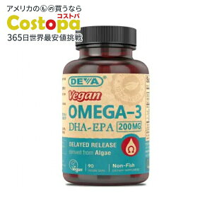 �f�o �r�[�K�� DHA-EPA �x�����o 90�x�W�J�v�Z�� DEVA Vegan DHA-EPA (Delayed Release) 90 CAPVEGI �y�����񂹏��i�z
